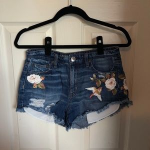 Festival High Rise Embroidered Shorts